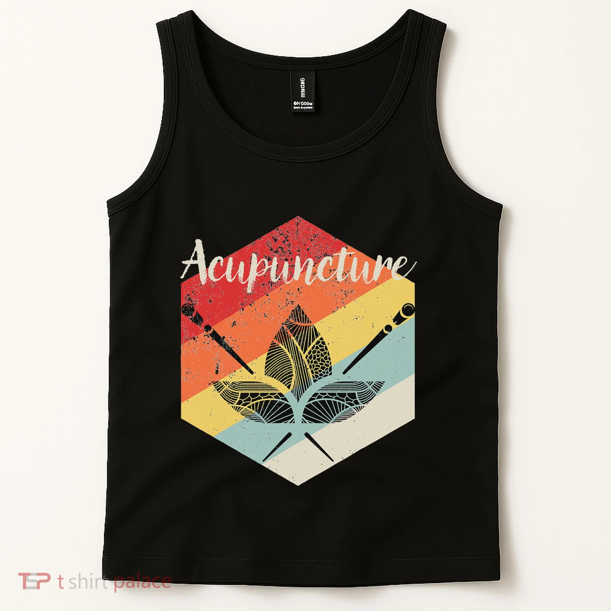 American Softball Flag Players And Bat Tank Top