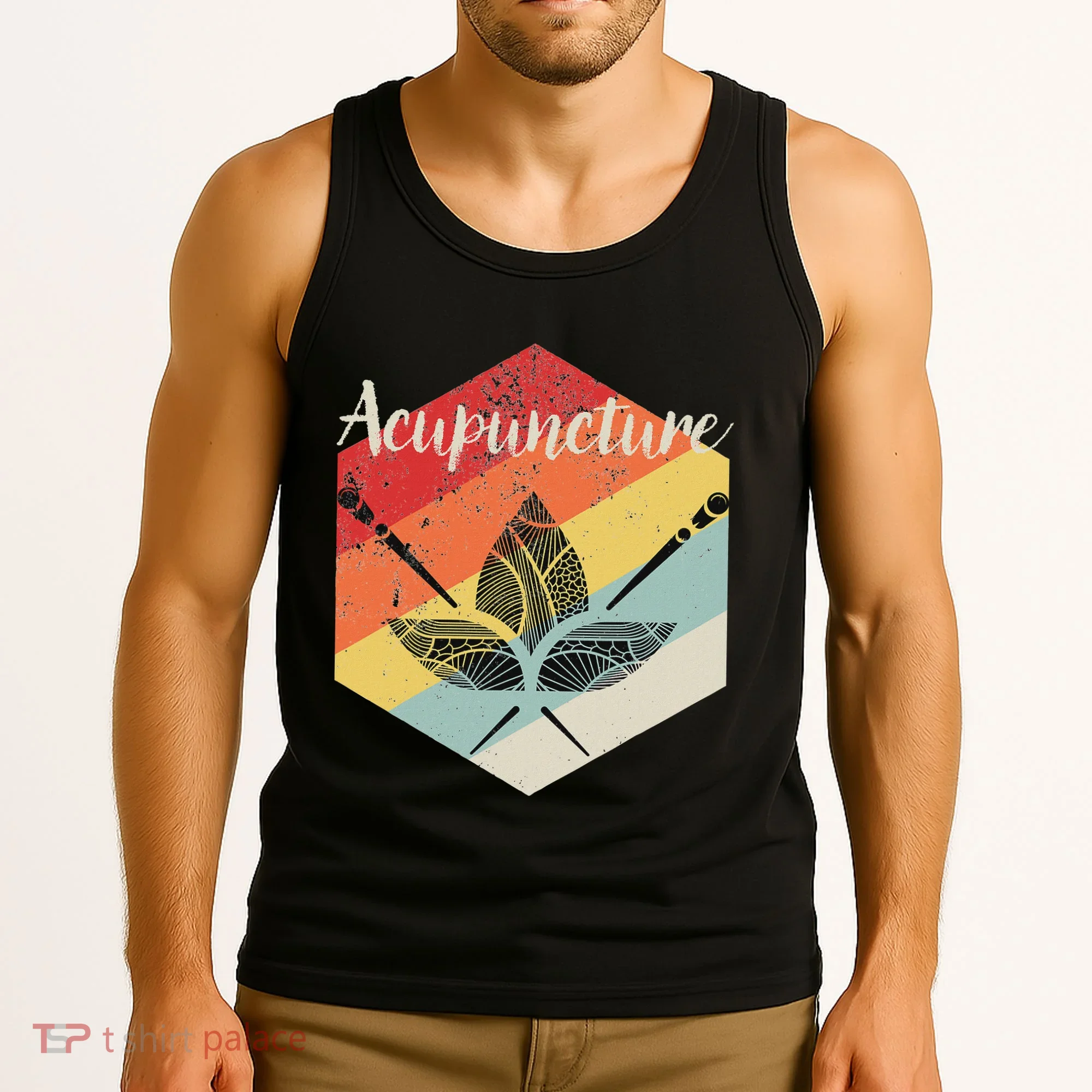 American Softball Flag Players And Bat Tank Top