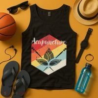 American Softball Flag Players And Bat Tank Top thumb 4