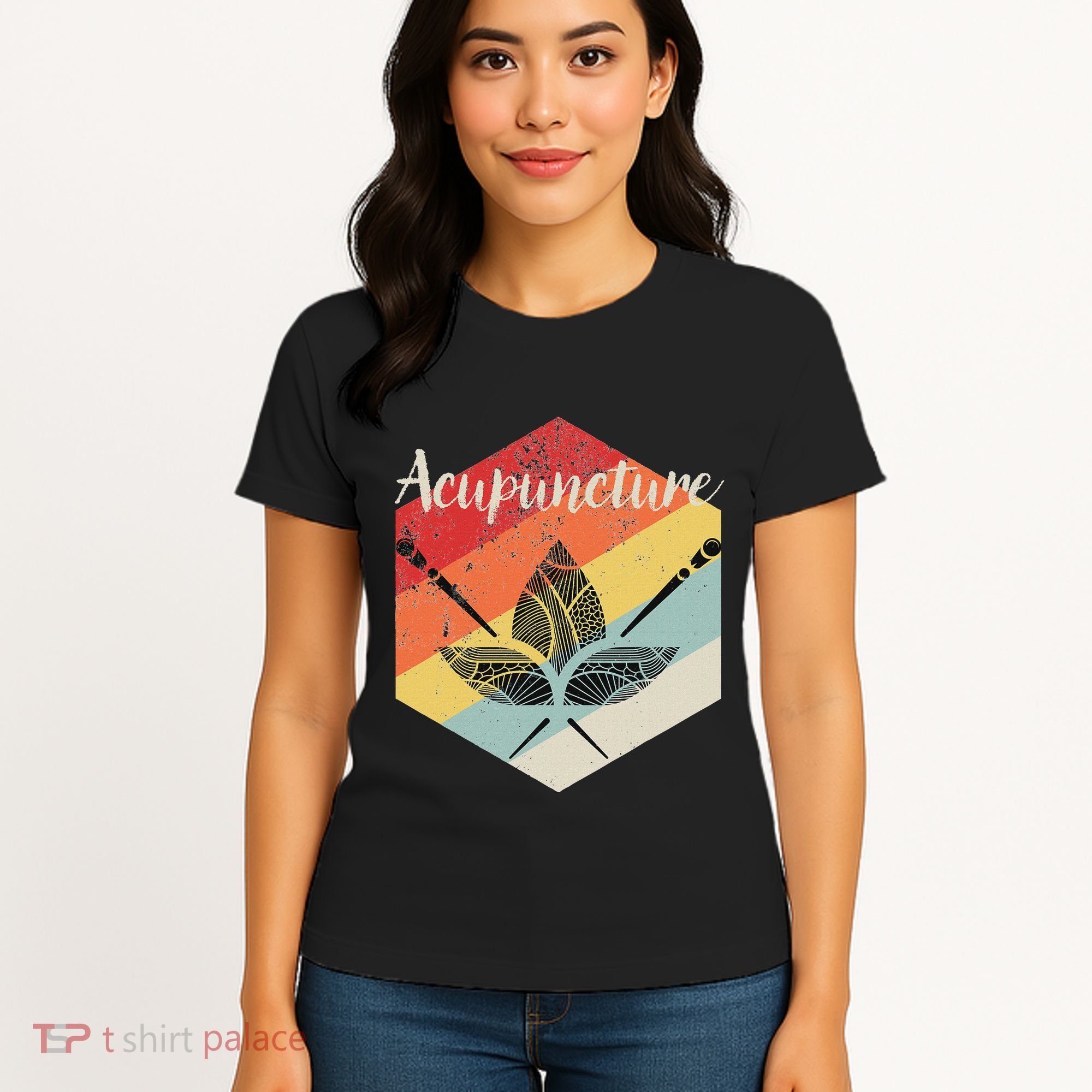 American Softball Flag Players And Bat Women's T-Shirt