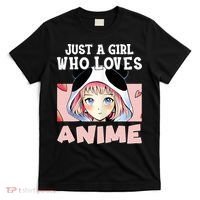 Anime Shirts For Girls , Just A Girl Who Loves Anime T-Shirt thumb 0