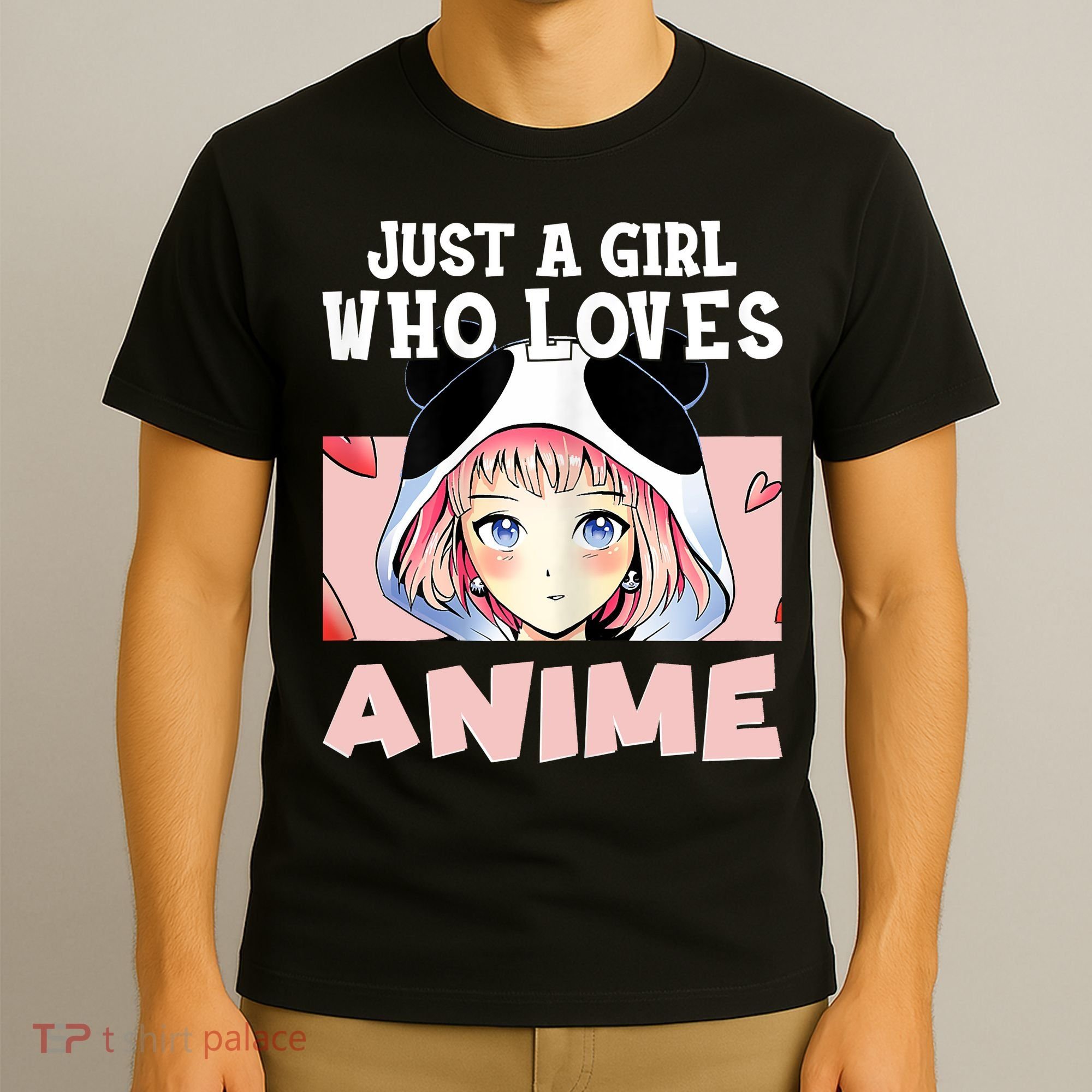 Anime Shirts For Girls , Just A Girl Who Loves Anime T-Shirt