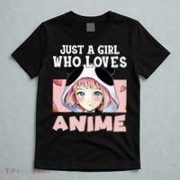 Anime Shirts For Girls , Just A Girl Who Loves Anime T-Shirt thumb 5