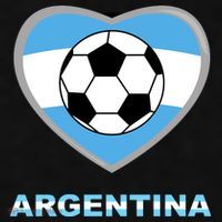 Argentina Soccer Football Argentinian Flag Ladies PosiCharge Tri-Blend Wicking Tank thumb 2