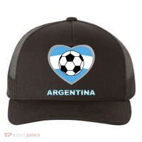 Argentina Soccer Football Argentinian Flag Yupoong Adult 5-Panel Trucker Hat thumb 0