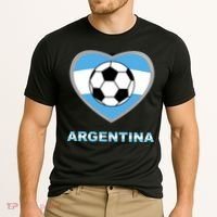 Argentina Soccer Football Argentinian Flag Cooling Performance Crew T-Shirt thumb 2