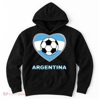 Argentina Soccer Football Argentinian Flag Hoodie thumb 0
