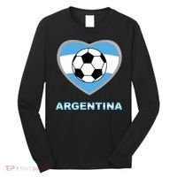 Argentina Soccer Football Argentinian Flag Long Sleeve Shirt thumb 0