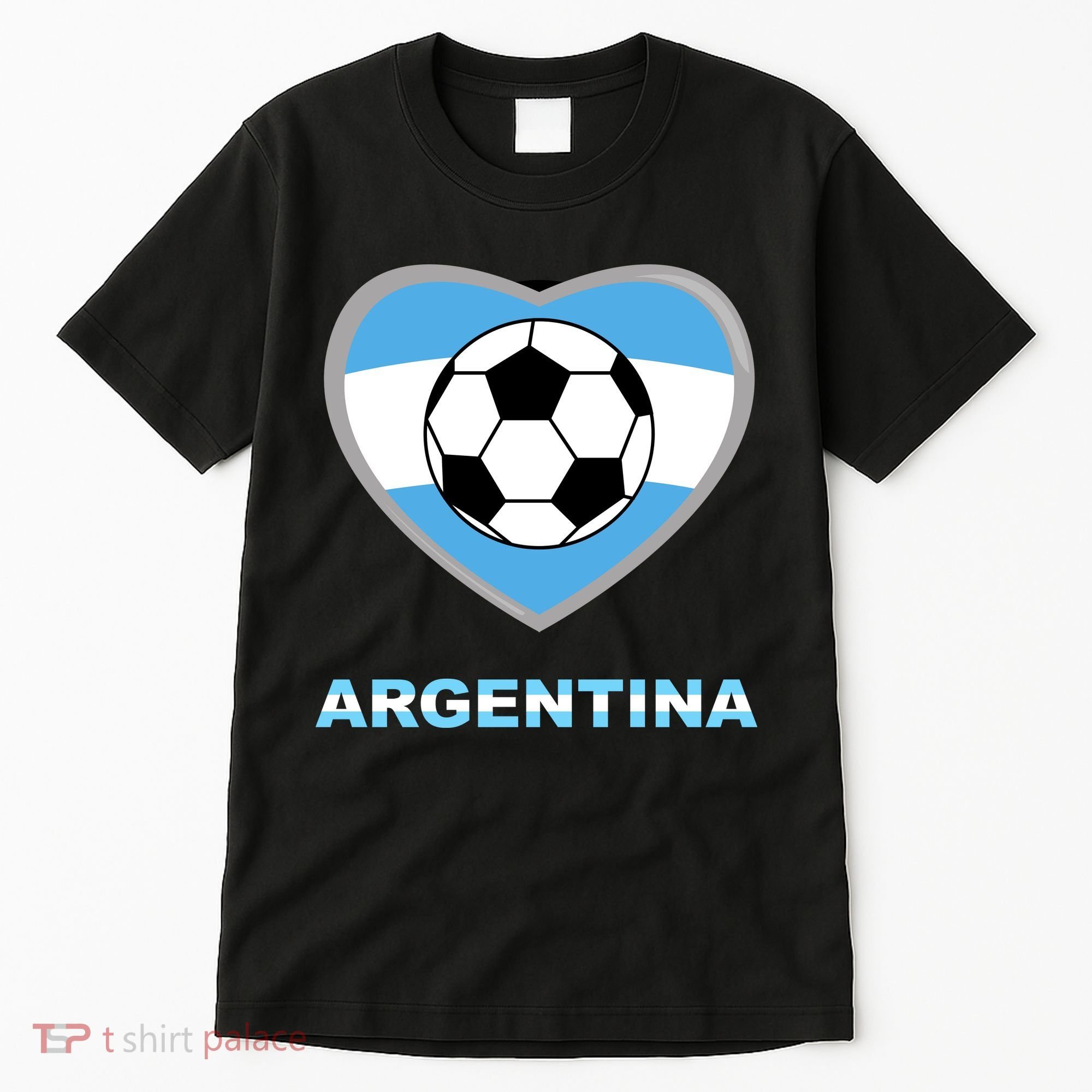 Argentina Soccer Football Argentinian Flag Tall T-Shirt