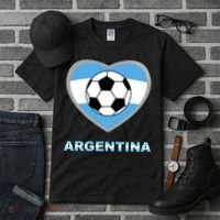 Argentina Soccer Football Argentinian Flag Tall T-Shirt thumb 3