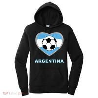 Argentina Soccer Football Argentinian Flag Women's Hoodie thumb 0