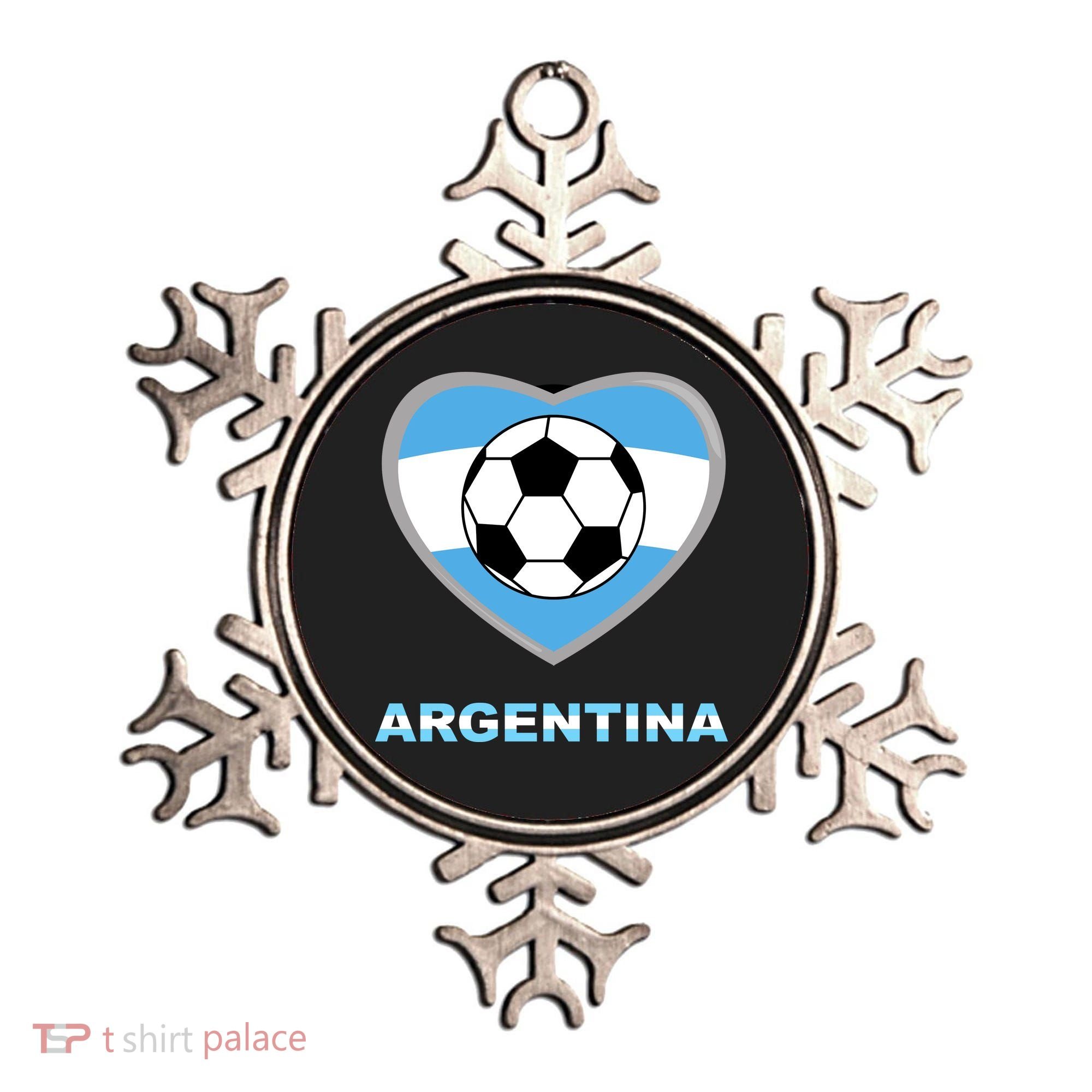 Argentina Soccer Football Argentinian Flag Ornament