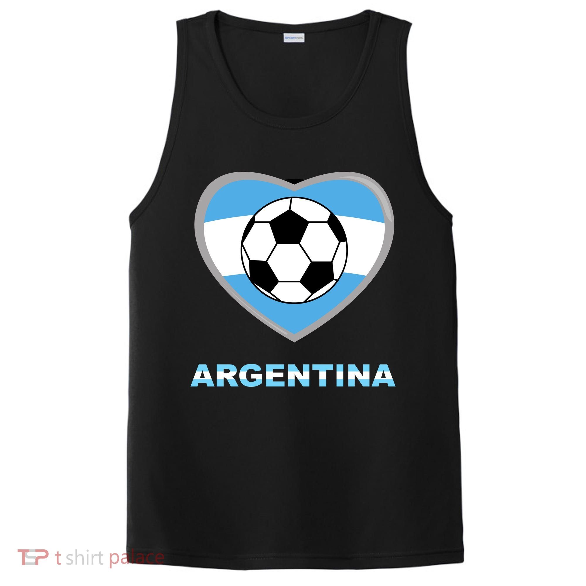 Argentina Soccer Football Argentinian Flag PosiCharge Competitor Tank