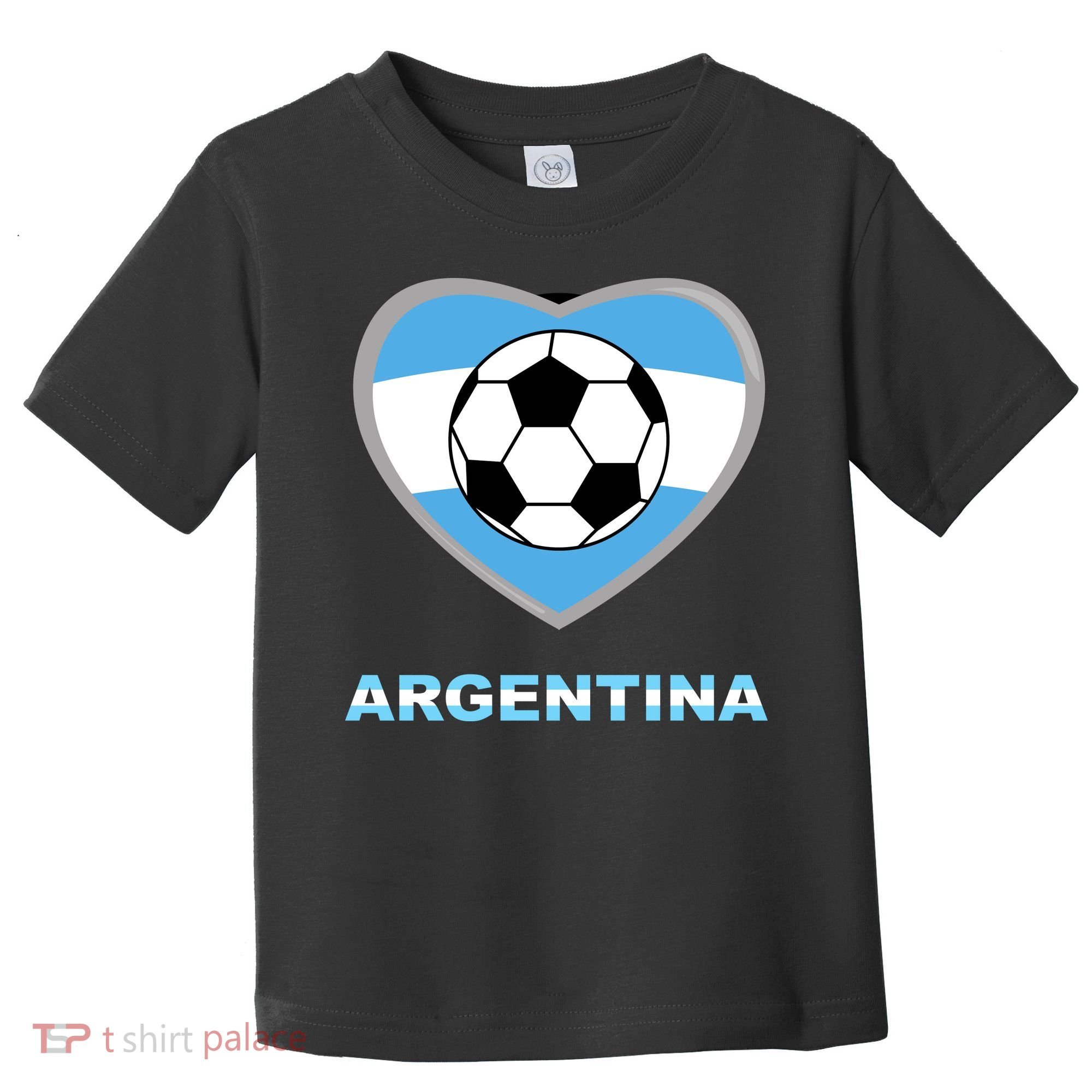 Argentina Soccer Football Argentinian Flag Toddler T-Shirt