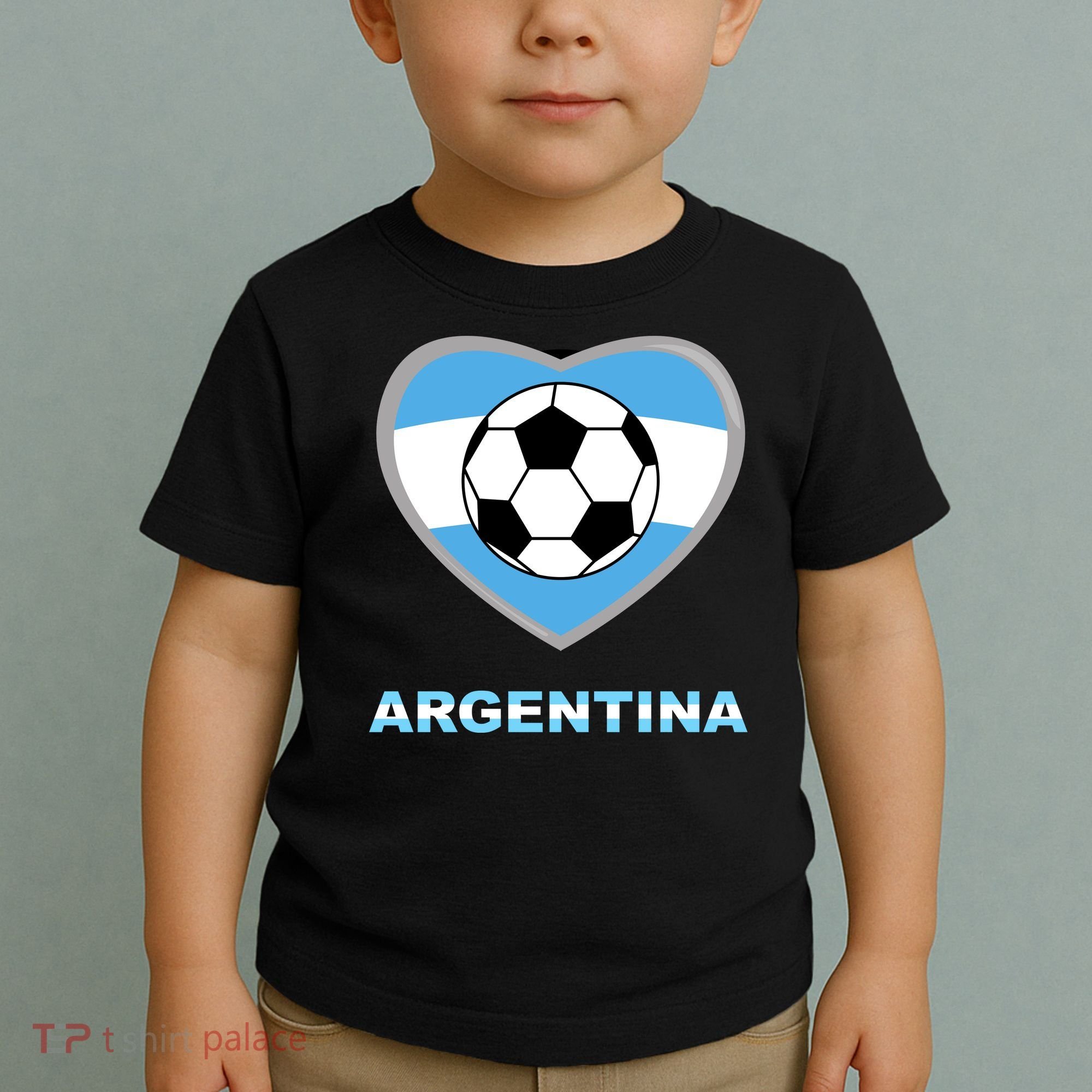 Argentina Soccer Football Argentinian Flag Toddler T-Shirt