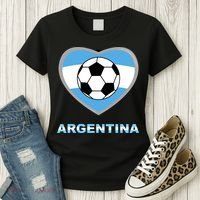 Argentina Soccer Football Argentinian Flag Women's T-Shirt thumb 3