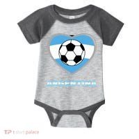 Argentina Soccer Football Argentinian Flag Infant Baby Jersey Bodysuit thumb 0