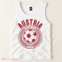 Austria Soccer Futbol Fan Country  Tank Top thumb 2