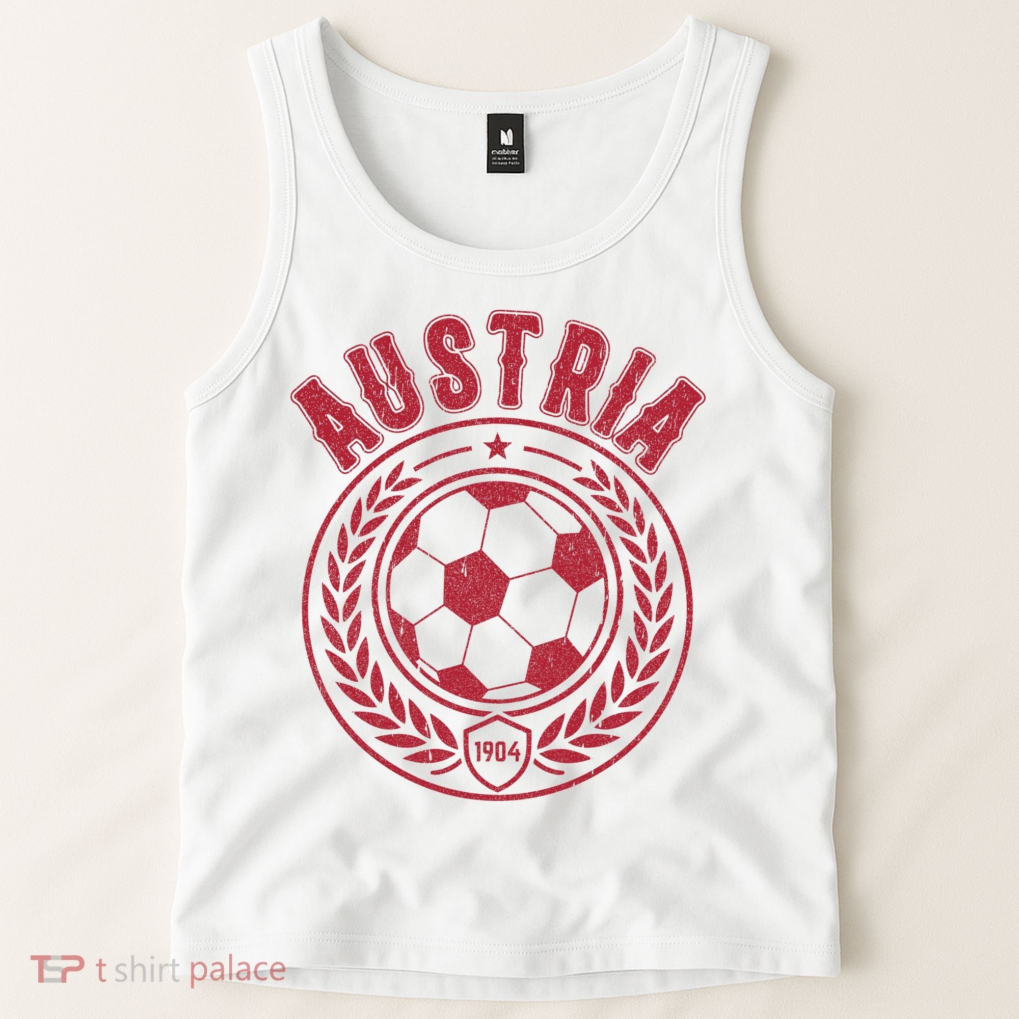 Austria Soccer Futbol Fan Country  Tank Top