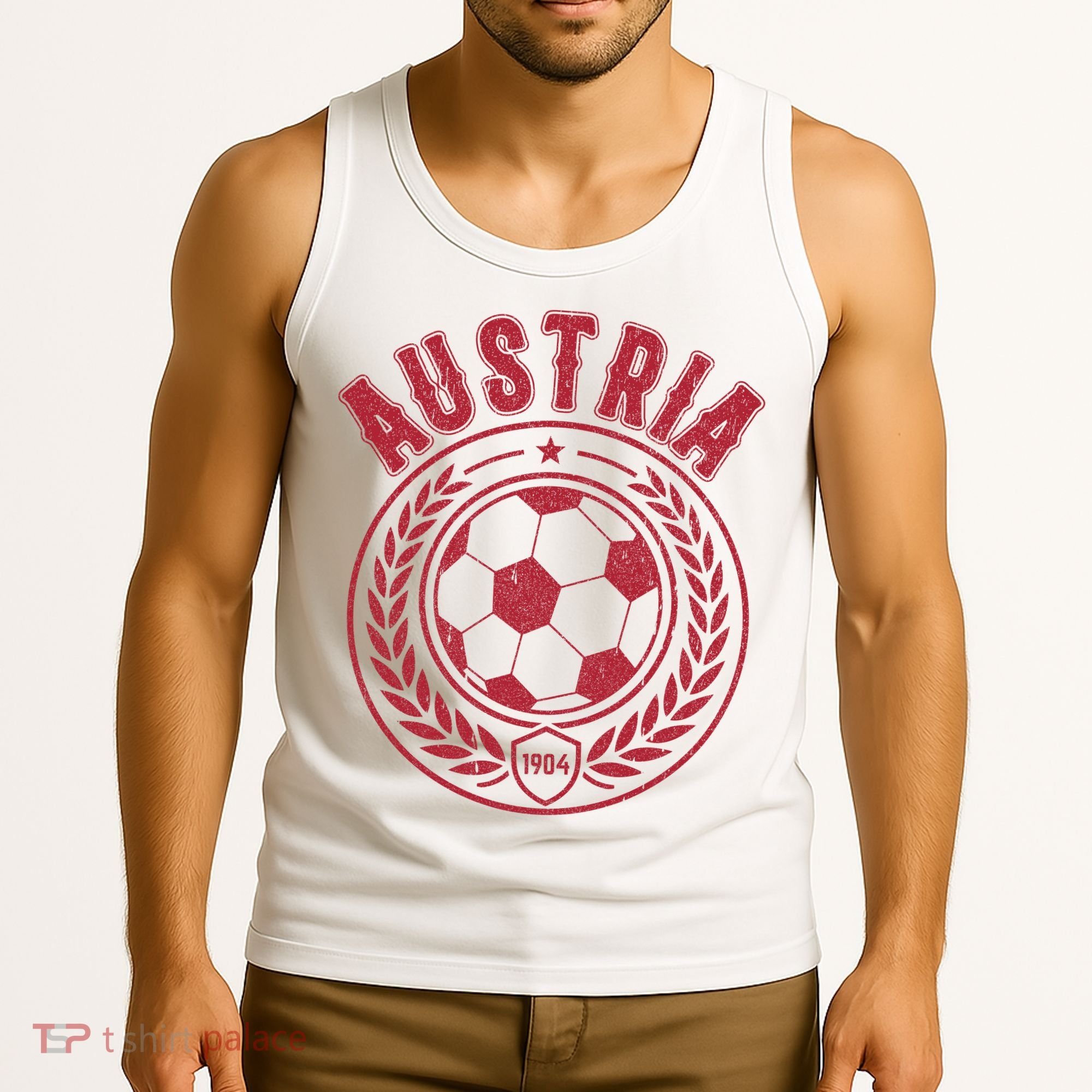 Austria Soccer Futbol Fan Country  Tank Top