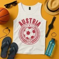 Austria Soccer Futbol Fan Country  Tank Top thumb 4