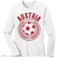 Austria Soccer Futbol Fan Country  Women's Long Sleeve Shirt thumb 0
