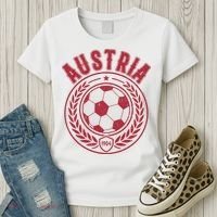 Austria Soccer Futbol Fan Country  Women's T-Shirt thumb 3