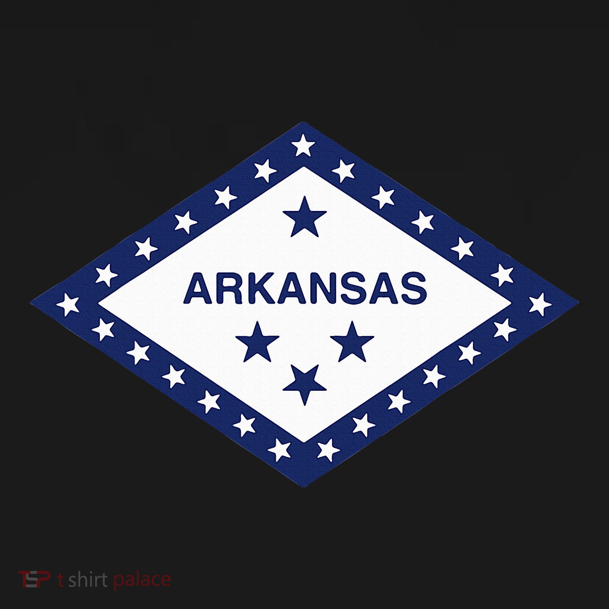 Arkansas State Flag USA-Made Doggie Bandana
