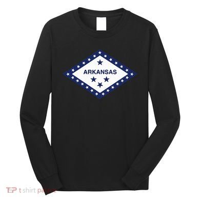 Arkansas State Flag Long Sleeve Shirt