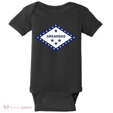 Arkansas State Flag Baby Bodysuit