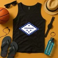 Arkansas State Flag Tank Top thumb 4