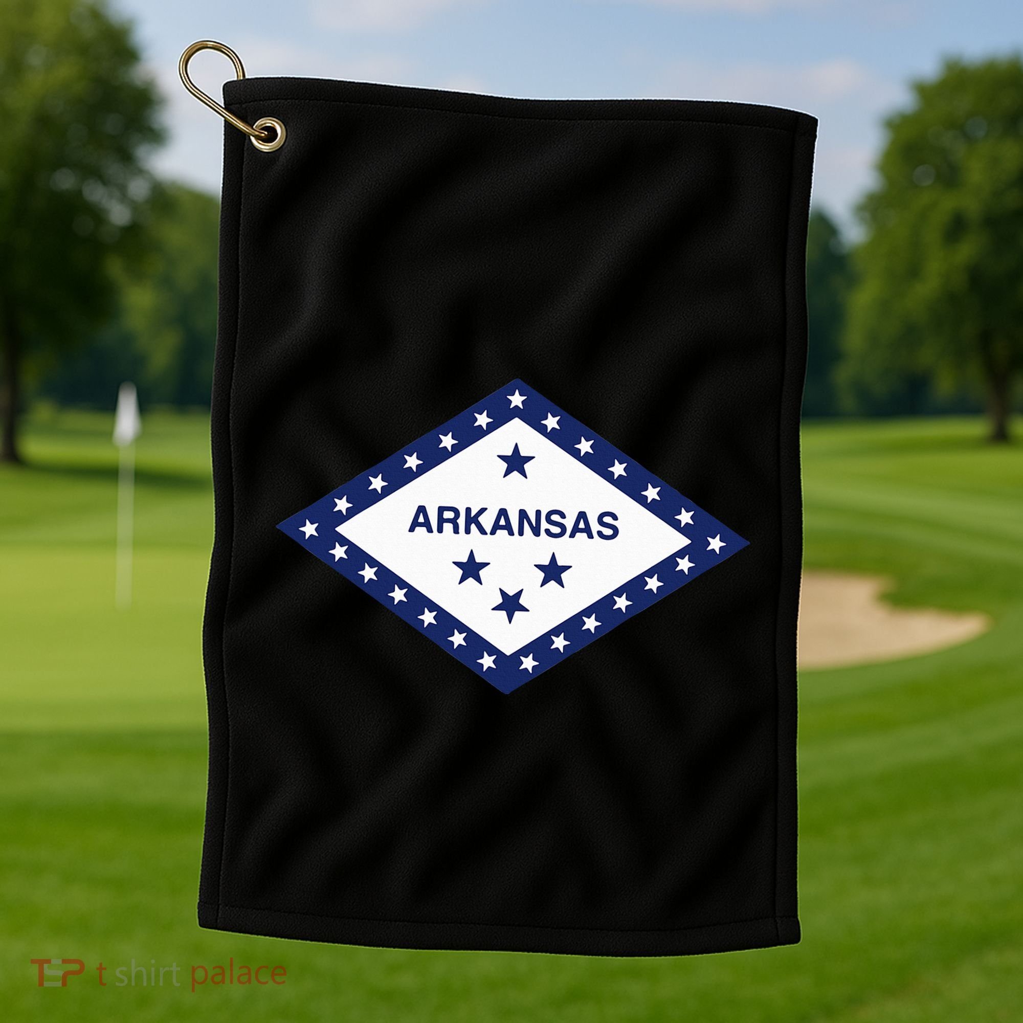 Arkansas State Flag Golf Towel