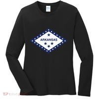 Arkansas State Flag Women's Long Sleeve Shirt thumb 0