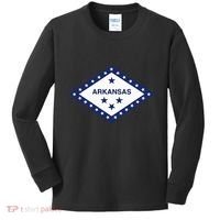 Arkansas State Flag Kids Long Sleeve Shirt thumb 0