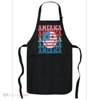 America Smiley Face Apron thumb 0