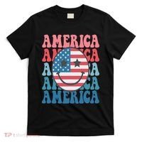 America Smiley Face T-Shirt thumb 0