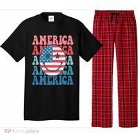 America Smiley Face Pajama Set thumb 0