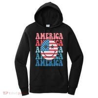 America Smiley Face Women's Hoodie thumb 0