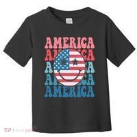 America Smiley Face Toddler T-Shirt thumb 0