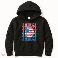 America Smiley Face Kids Hoodie thumb 0