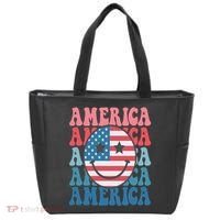 America Smiley Face Tote Bag thumb 0