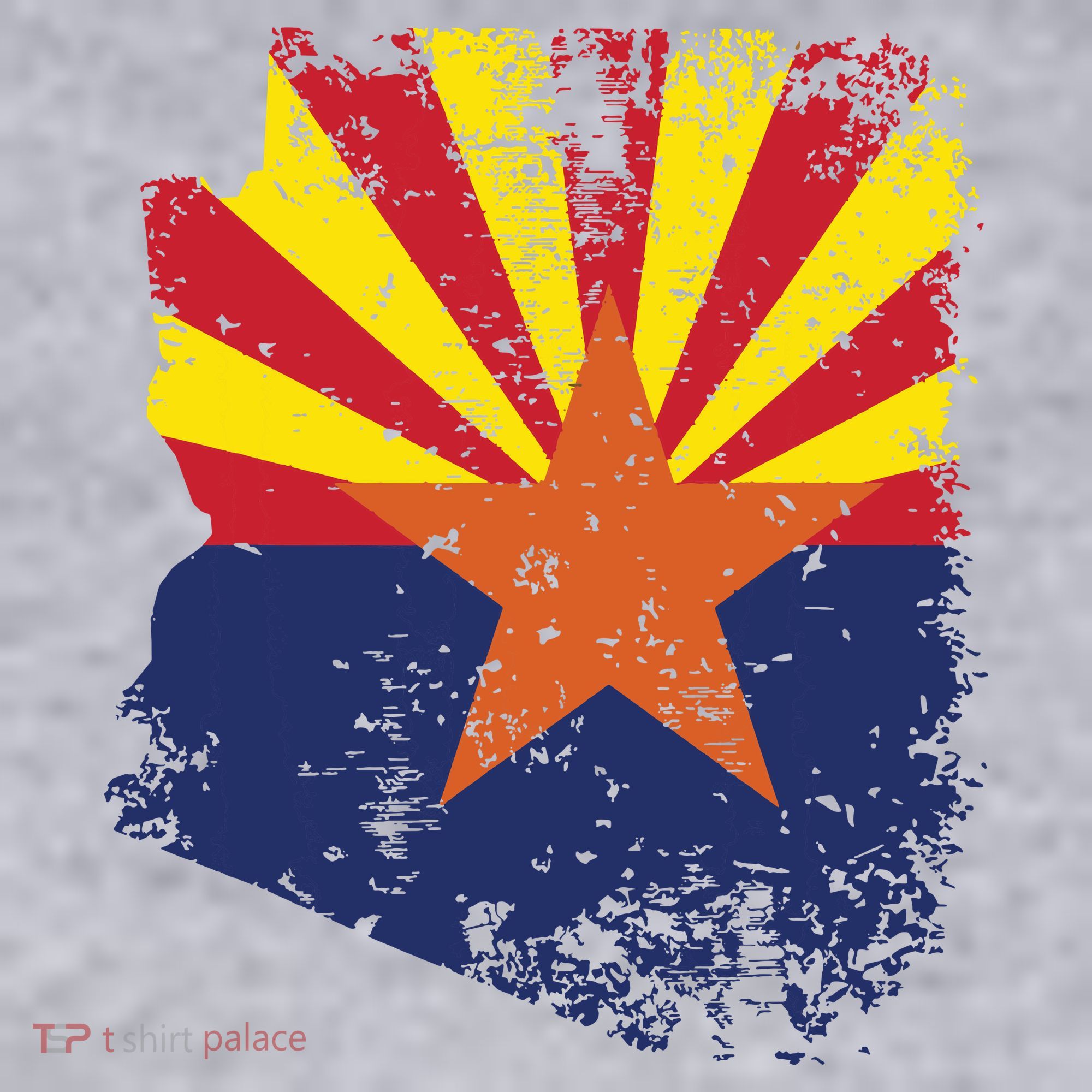 Arizona State Flag Faded Flag Of Arizona Women's Sweatshirt