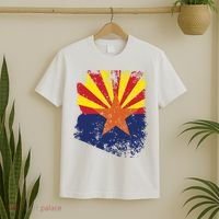 Arizona State Flag Faded Flag Of Arizona T-Shirt thumb 2