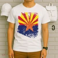 Arizona State Flag Faded Flag Of Arizona T-Shirt thumb 6