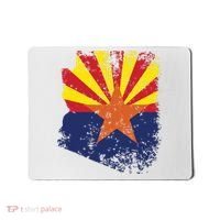 Arizona State Flag Faded Flag Of Arizona Mousepad thumb 0