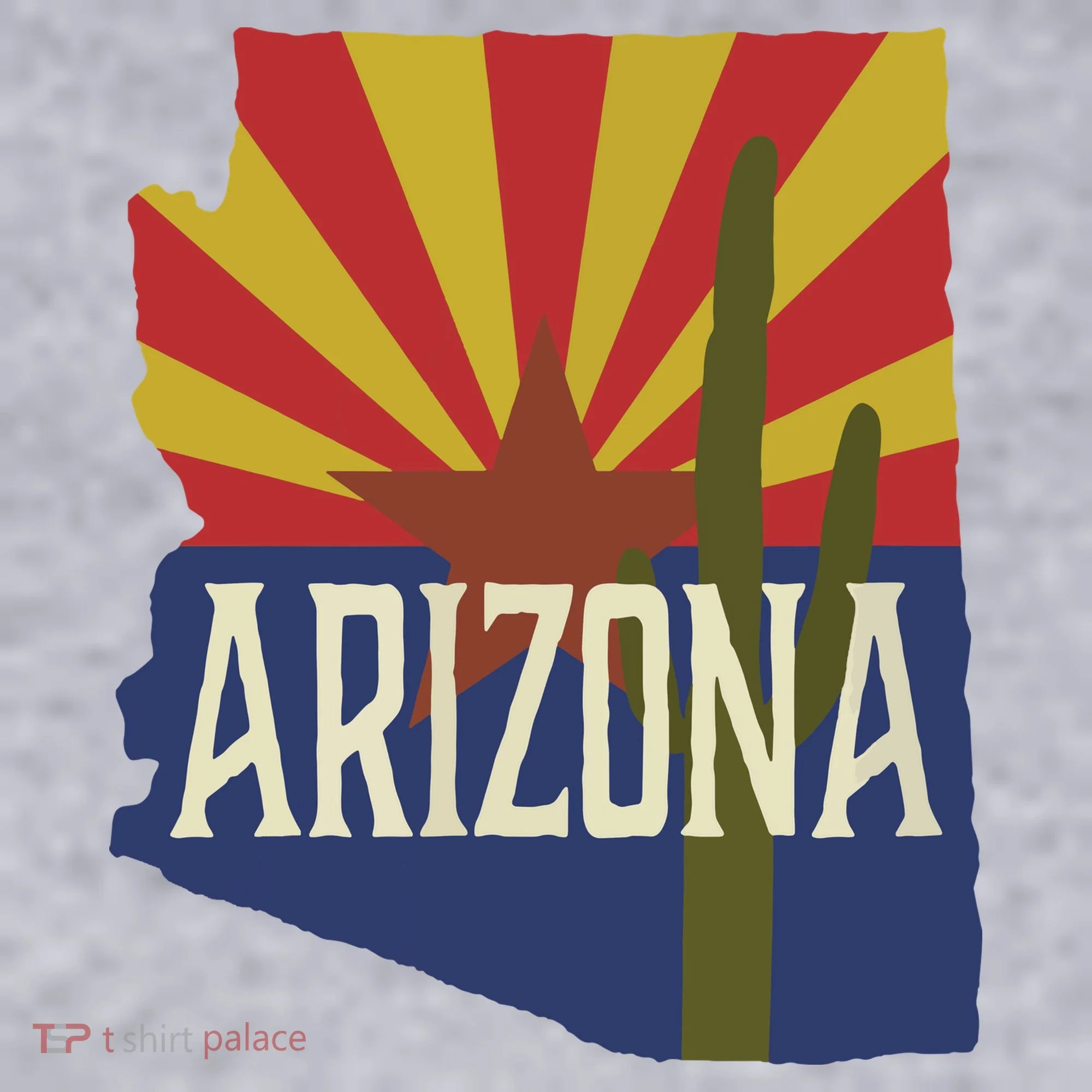 Arizona State Flag Saguaro Women's Sweatshirt