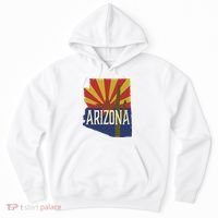 Arizona State Flag Saguaro Hoodie thumb 0