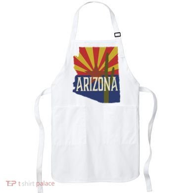 Arizona State Flag Saguaro Apron