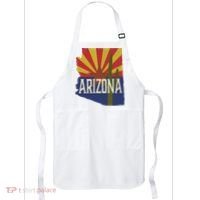 Arizona State Flag Saguaro Apron thumb 0