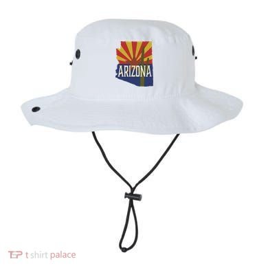 Arizona State Flag Saguaro Bucket Hat